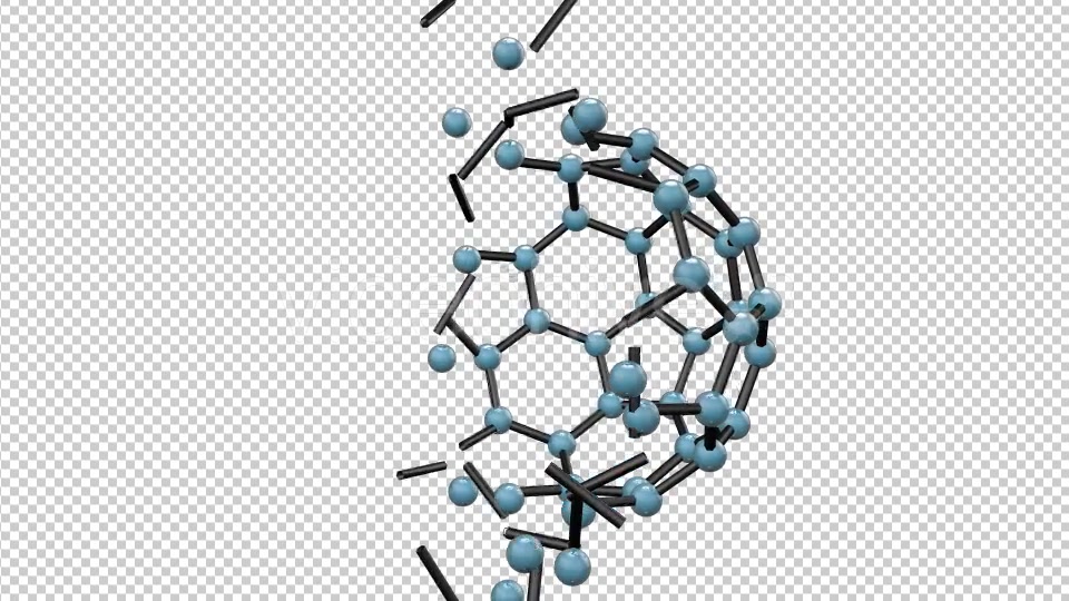 Bucky Ball Molecule - Download Videohive 19285073