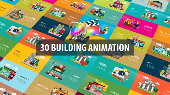 Building Animation | Apple Motion & FCPX - 32526241 Download Videohive