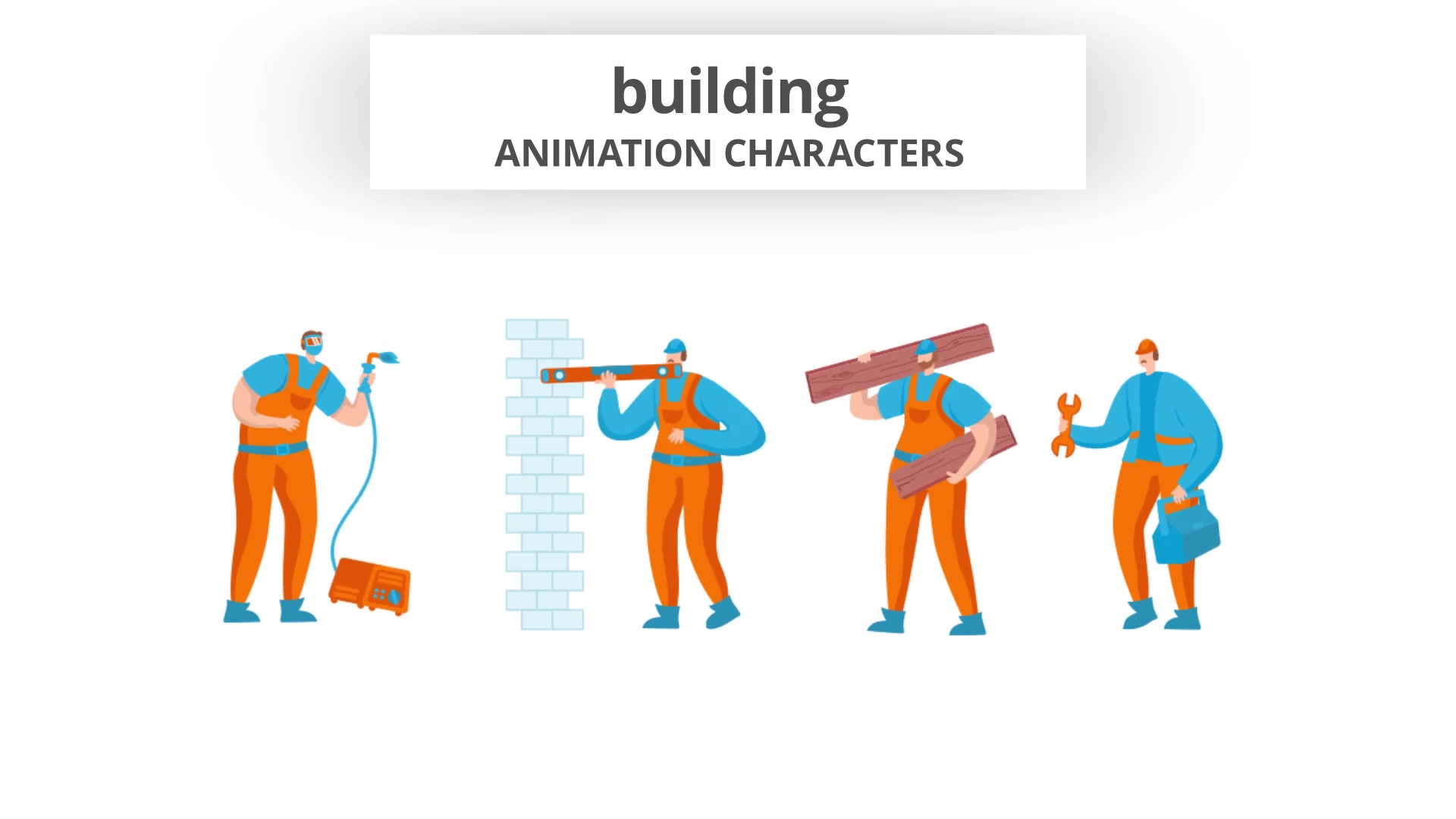 Building Character Set Videohive 29102405 After Effects Image 5