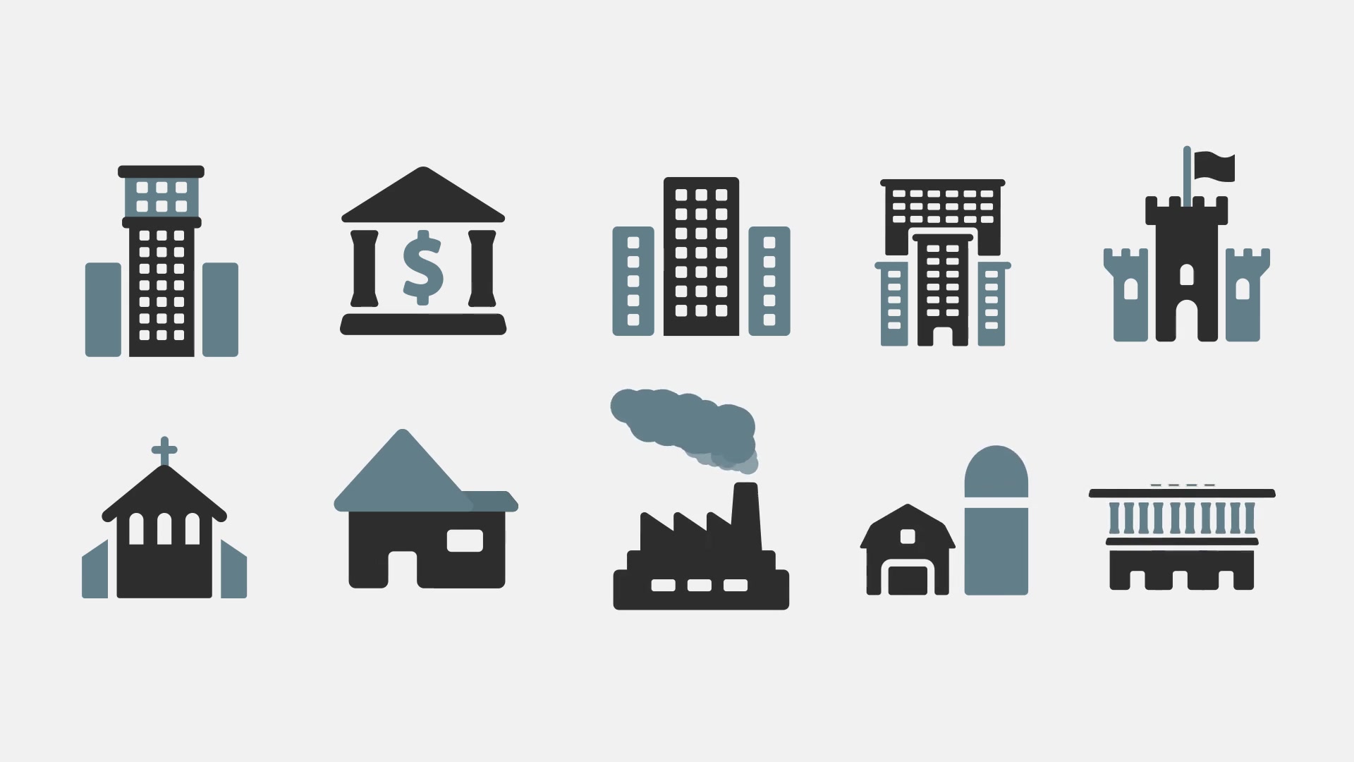 Buildings Icons Videohive 35503913 After Effects Image 8