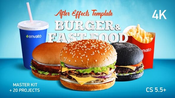 Burger & Fast Food Promo - Videohive 22393691 Download