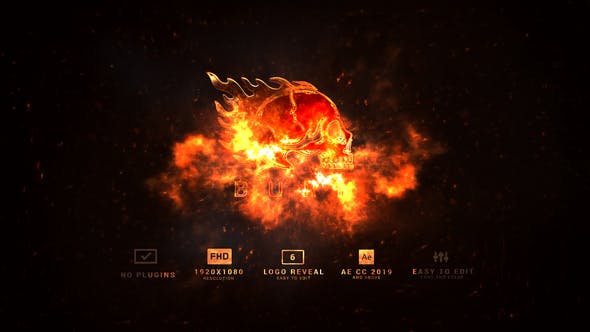 Burn | Fire Logo Pack 6in1 - Download 33516509 Videohive