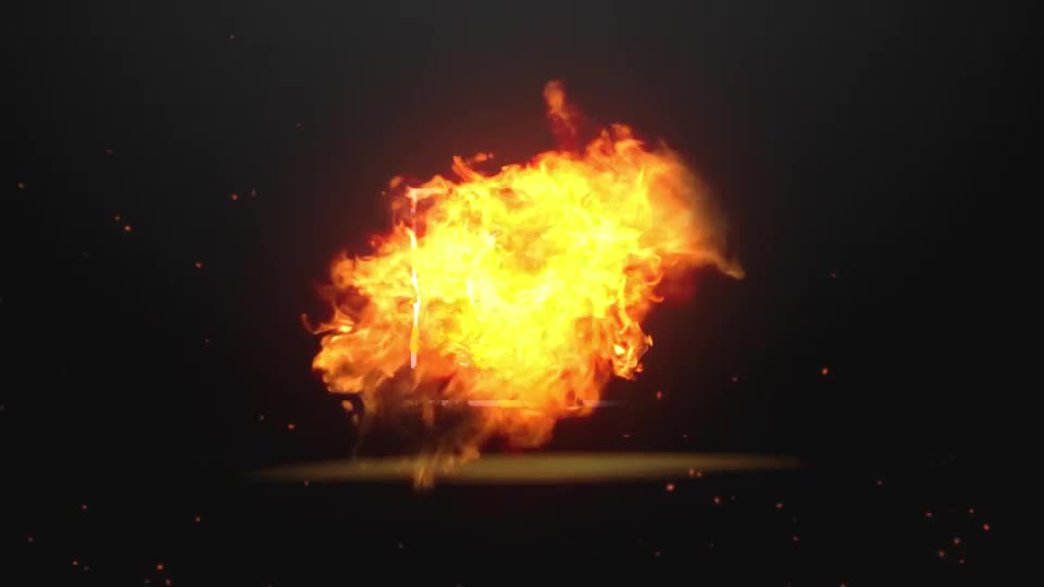 Burning Fire Logo Reveal Videohive 35388658 After Effects Image 1