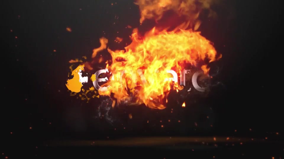 Burning Fire Logo Reveal Videohive 35388658 After Effects Image 5