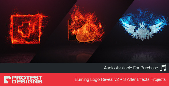 Burning Logo Reveal v2 - Download Videohive 9588433