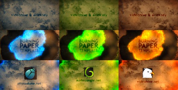 Burning Paper - 11684063 Download Videohive