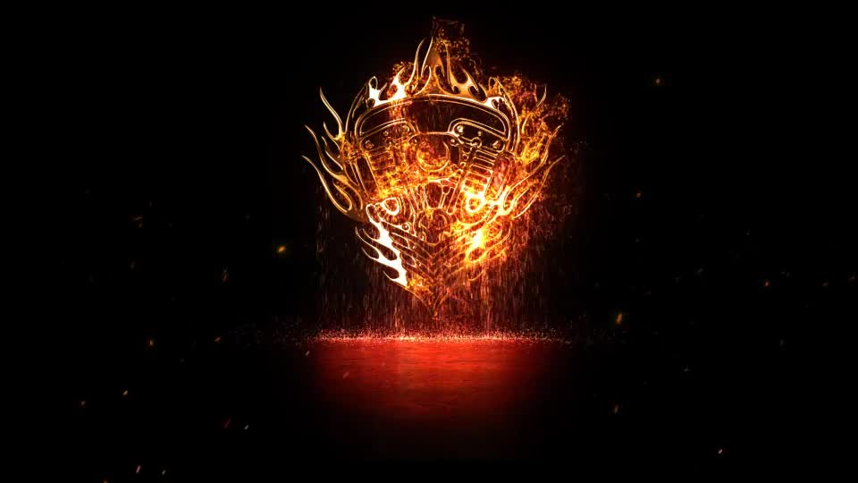 Burning Particles Logo Opener - Download Videohive 20219261