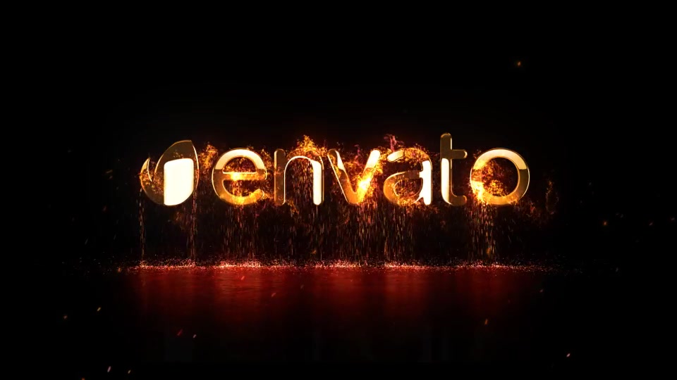 Burning Particles Logo Opener - Download Videohive 20219261