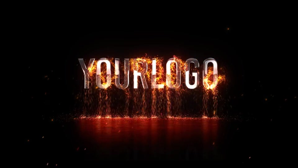 Burning Particles Logo Opener - Download Videohive 20219261