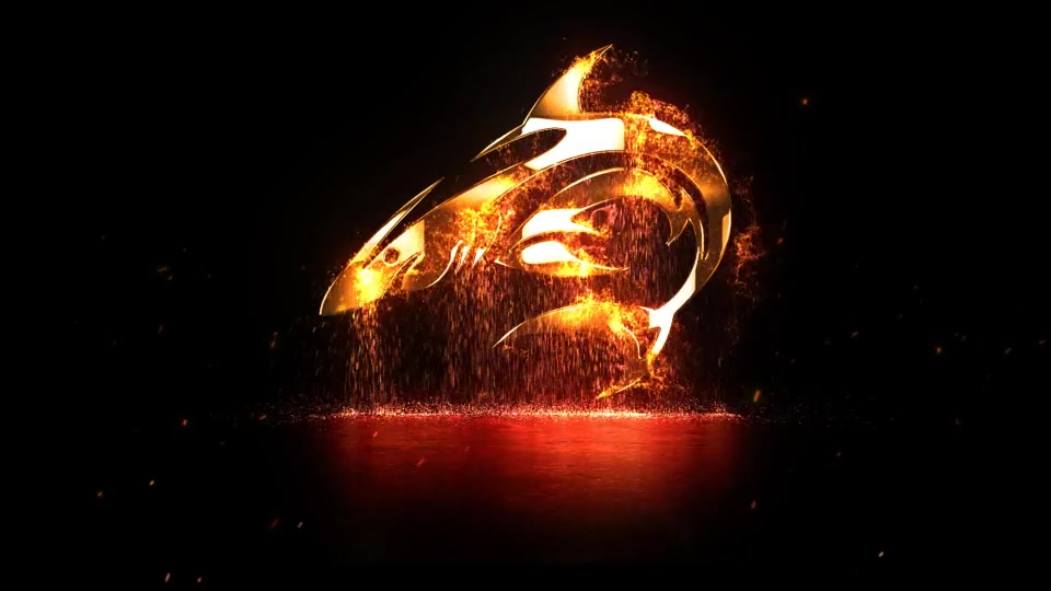 Burning Particles Logo Opener - Download Videohive 20219261