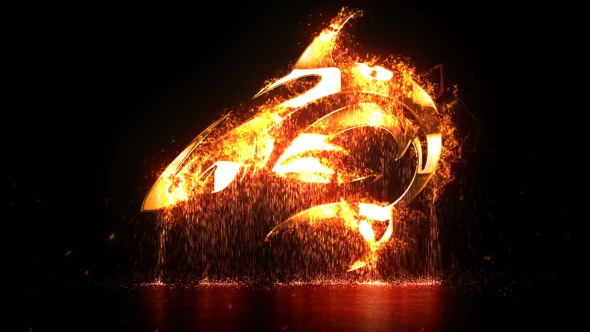 Burning Particles Logo Opener - Download Videohive 20219261