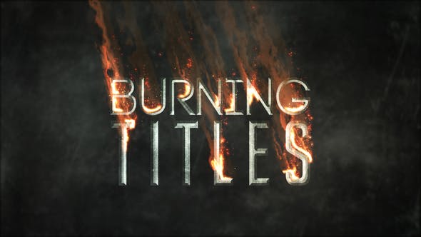 Burning TItles - Videohive Download 21775445