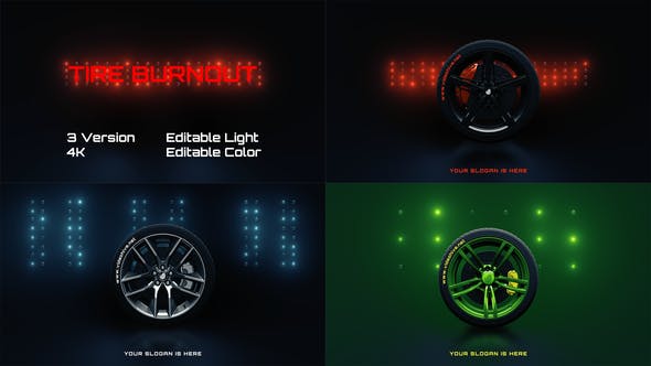 Burnout Tire - Download 33670186 Videohive