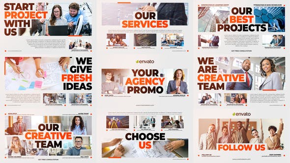 Business Agency Promo Creative Team - 32967846 Videohive Download