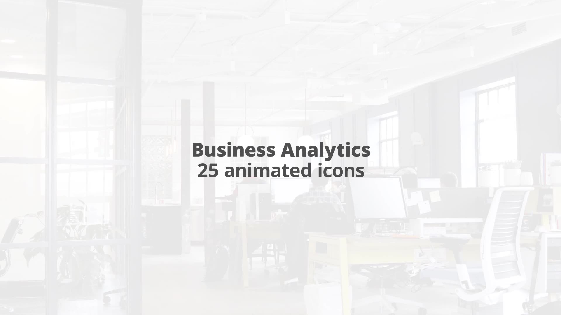 Business Analytics Flat Animation Icons - Download Videohive 23370329