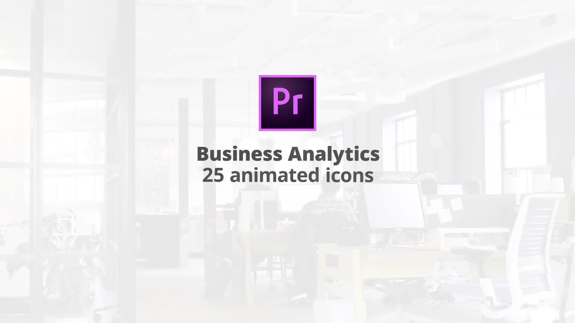 Business Analytics Flat Animation Icons (MOGRT) Videohive 23659562 Premiere Pro Image 1