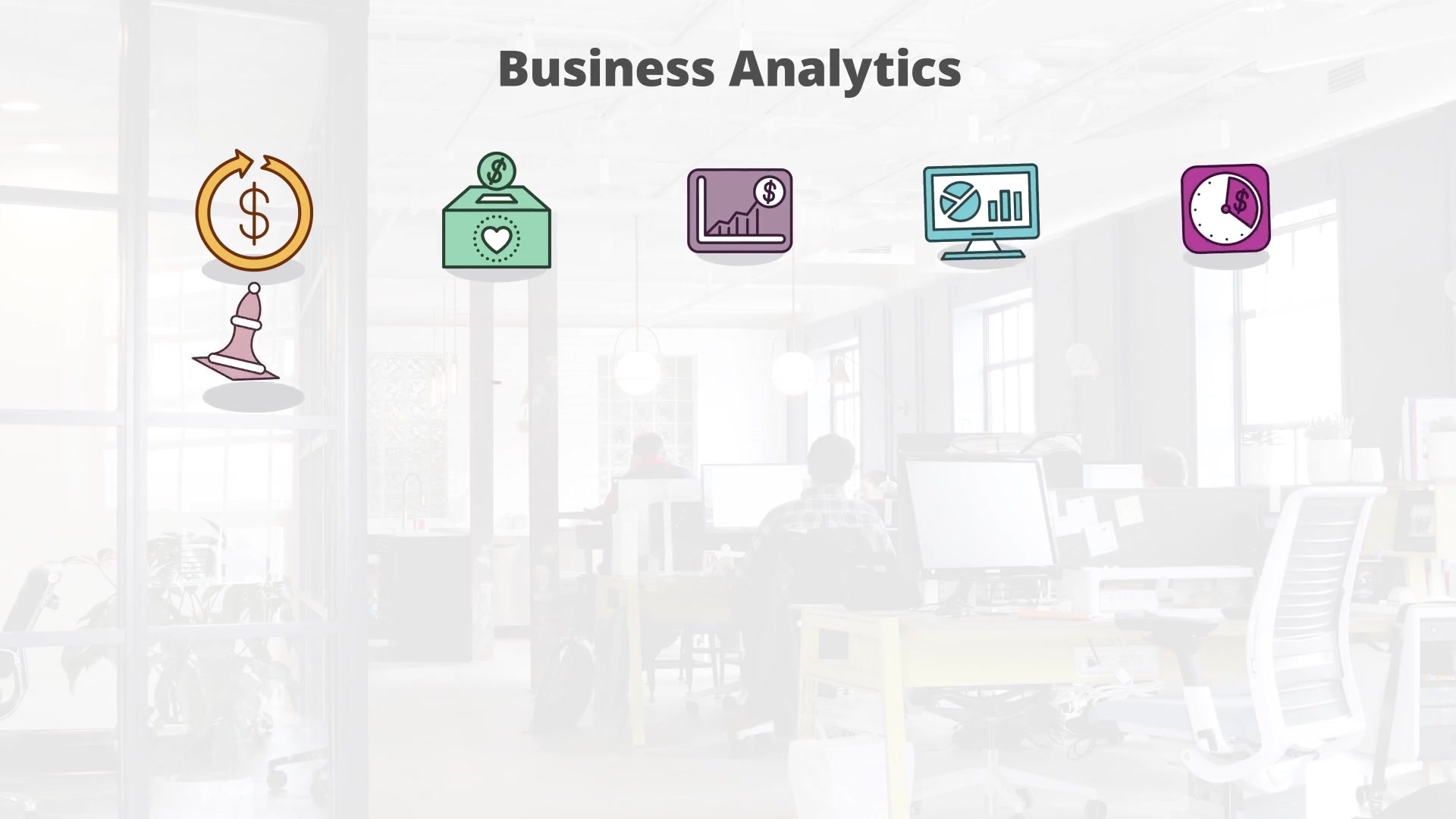Business Analytics Flat Animation Icons (MOGRT) Videohive 23659562 Premiere Pro Image 4