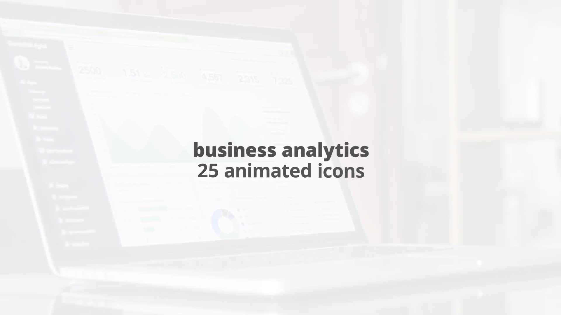 Business Analytics – Thin Line Icons Videohive 23595702 After Effects Image 1