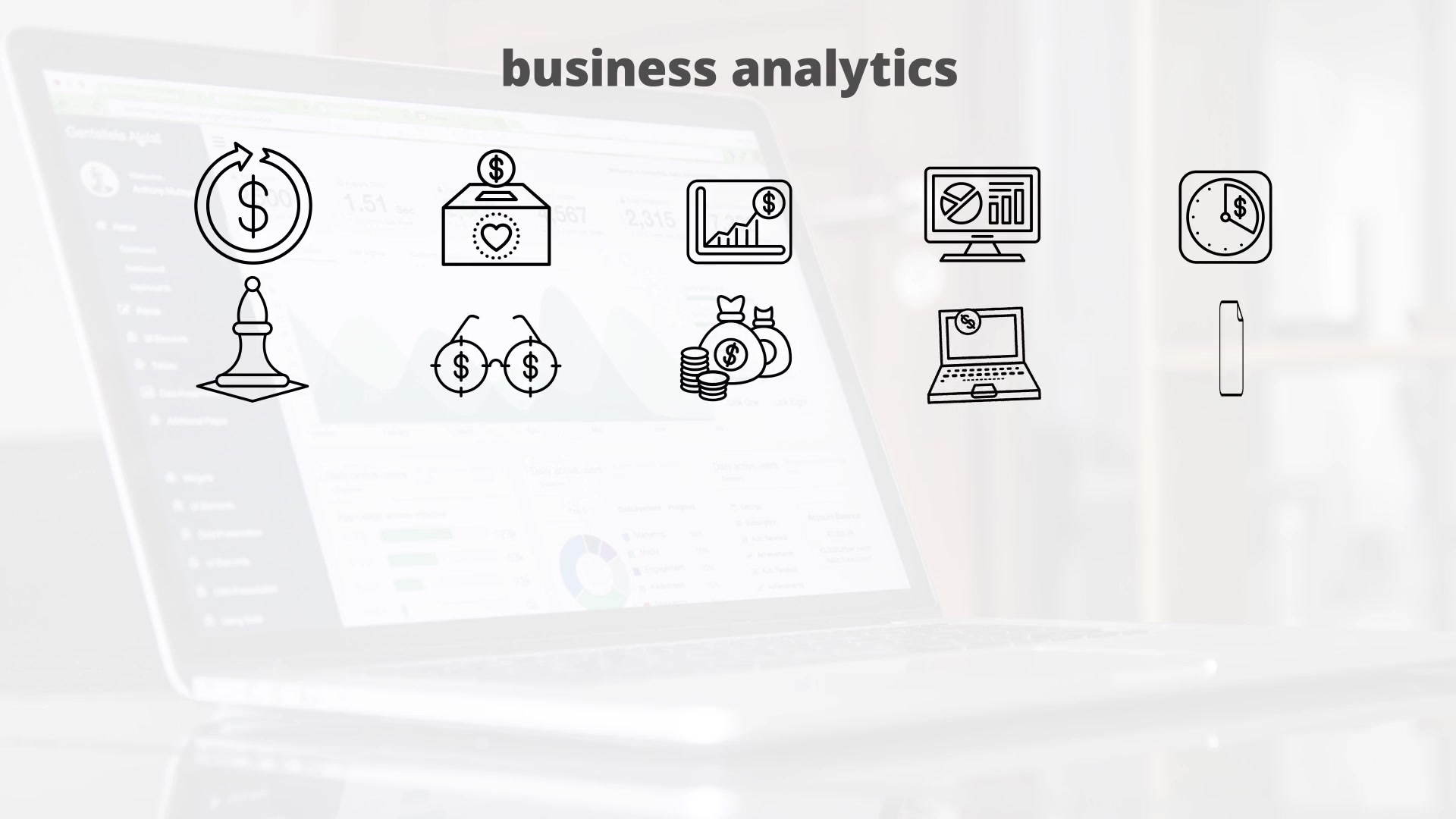 Business Analytics – Thin Line Icons Videohive 23595702 After Effects Image 5