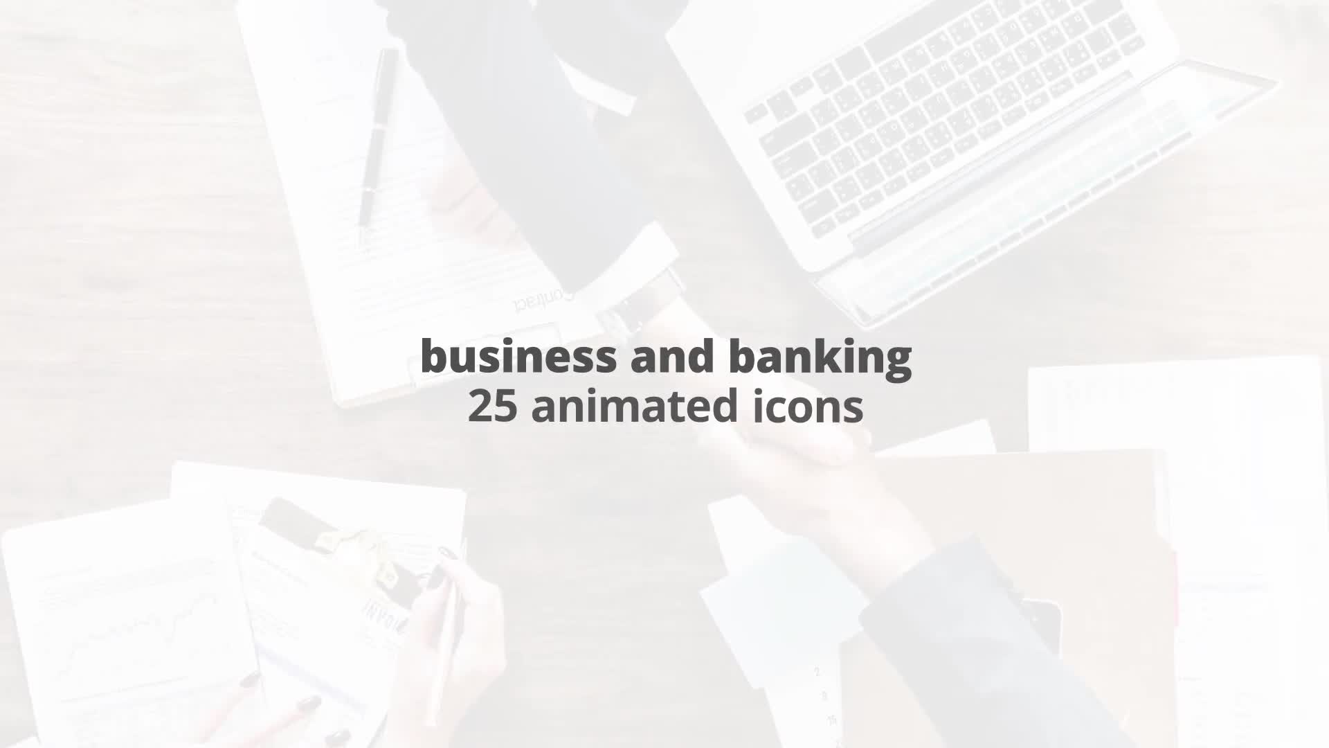 Business And Banking Flat Animation Icons - Download Videohive 23465873