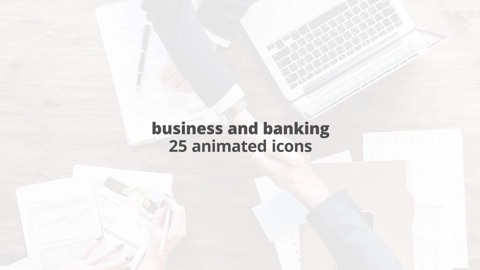 Business And Banking Flat Animation Icons - Download Videohive 23465873