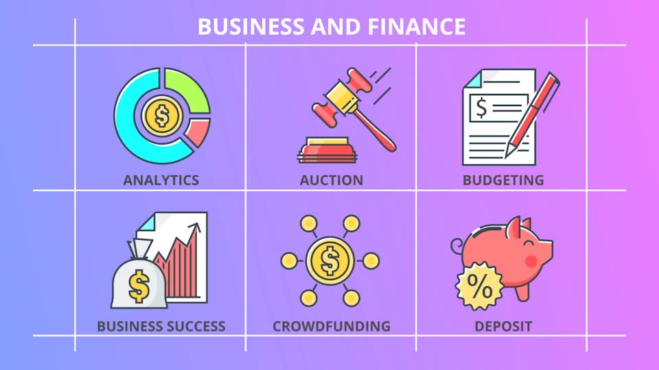 Business And Finance 30 Animated Icons - Download Videohive 21298356
