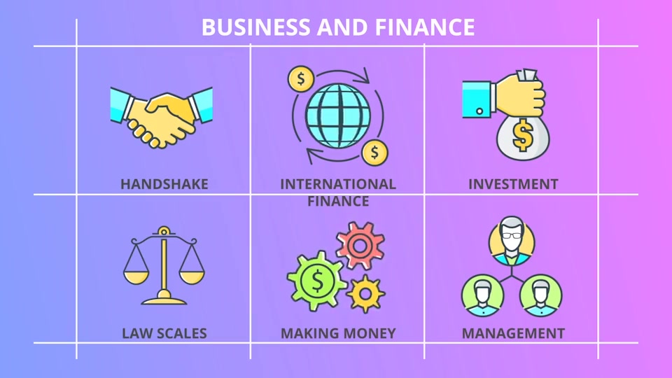 Business And Finance 30 Animated Icons - Download Videohive 21298356