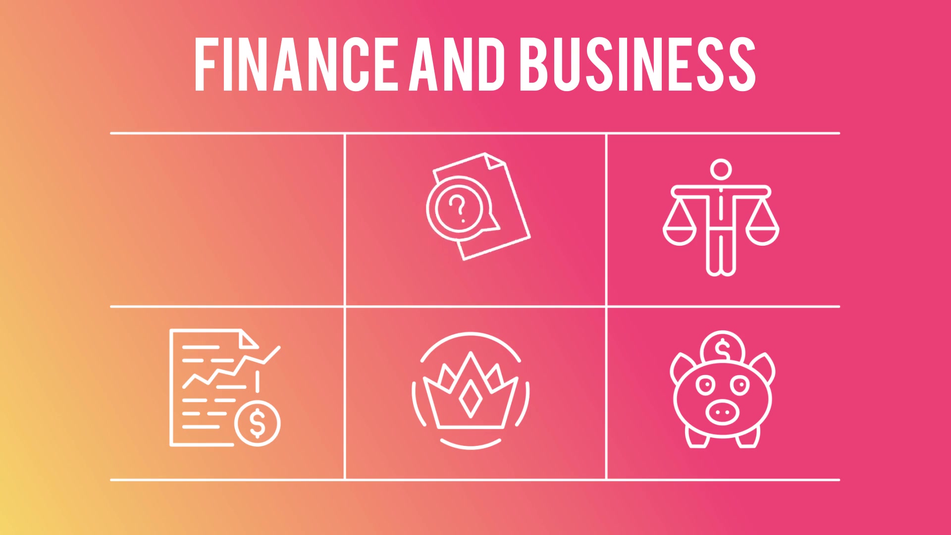 Business And Finance 50 Thin Line Icons - Download Videohive 23110502