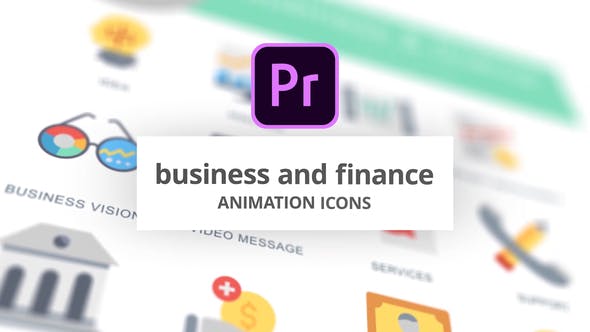 Business and Finance Animation Icons (MOGRT) - Download Videohive 26882629