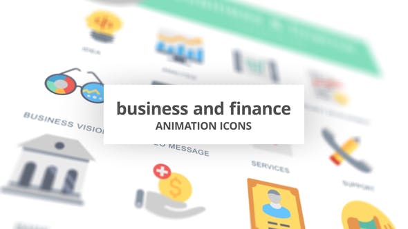 Business and Finance Animation Icons - Videohive Download 26635392
