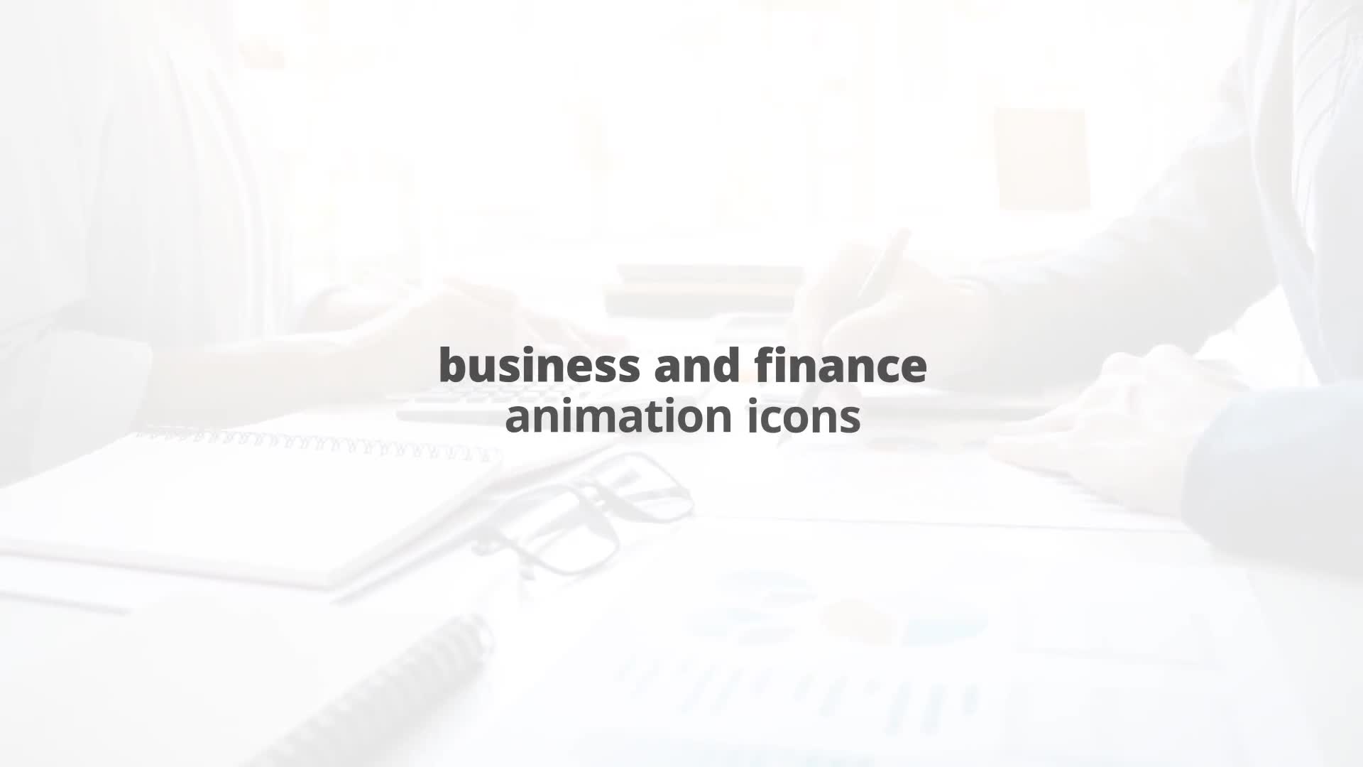 Business and Finance Flat Animated Icons Videohive 24429393 After Effects Image 1