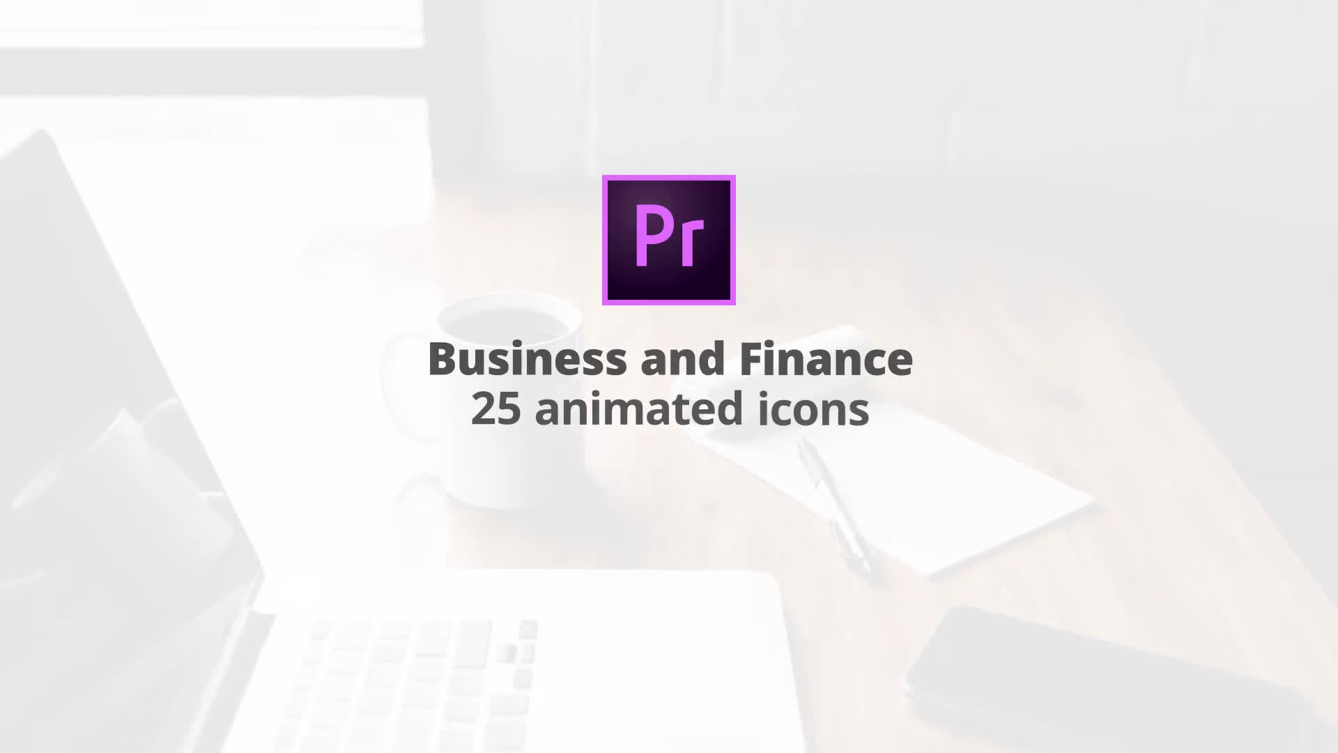 Business And Finance Flat Animation Icons (MOGRT) Videohive 23659611 Premiere Pro Image 1