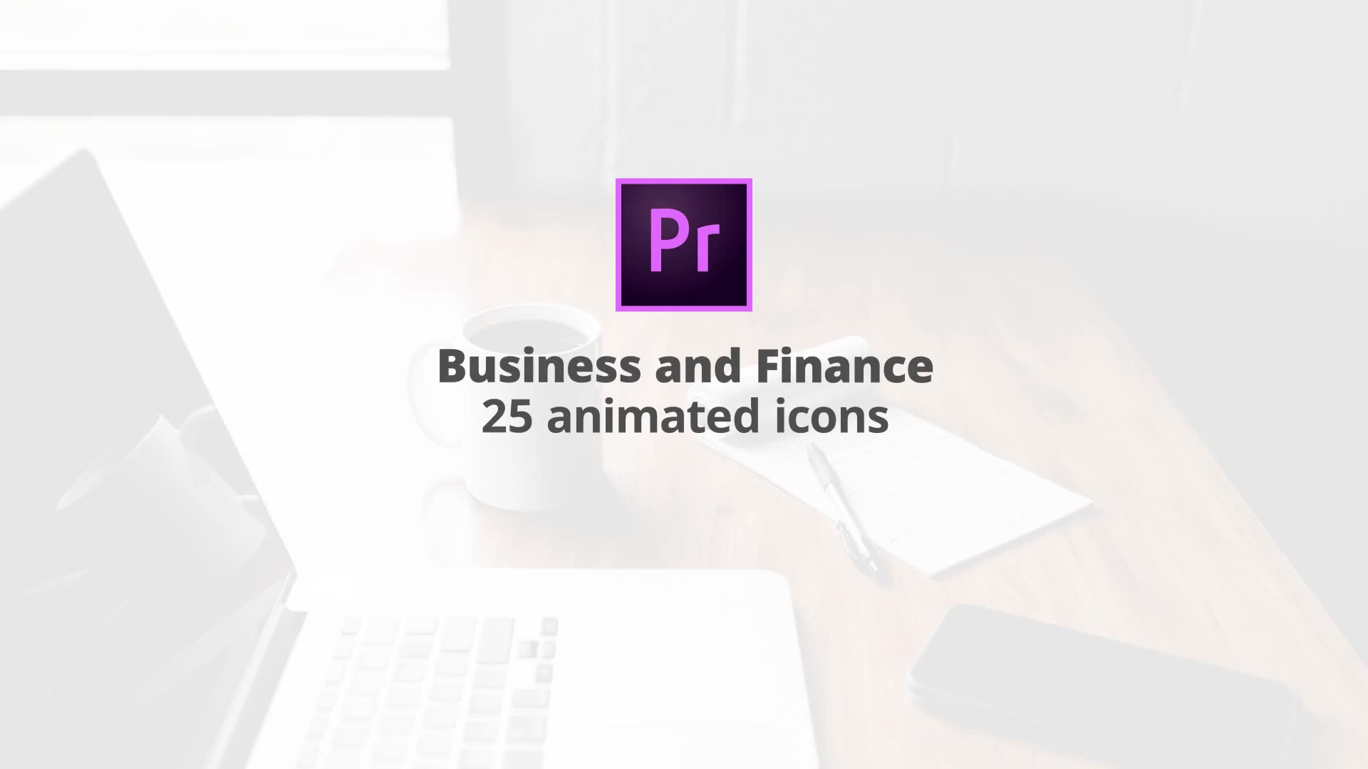 Business And Finance Flat Animation Icons (MOGRT) Videohive 23659611 Premiere Pro Image 2