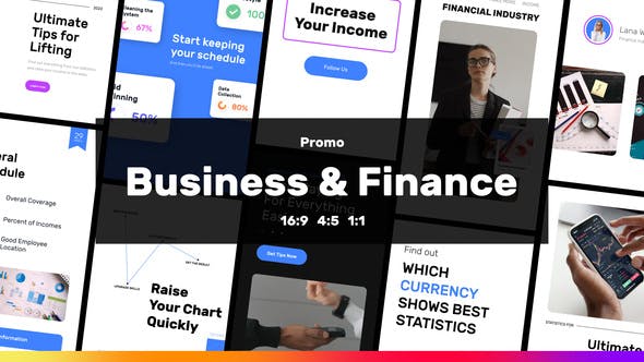 Business and Finance Stories Reels - 34524067 Videohive Download