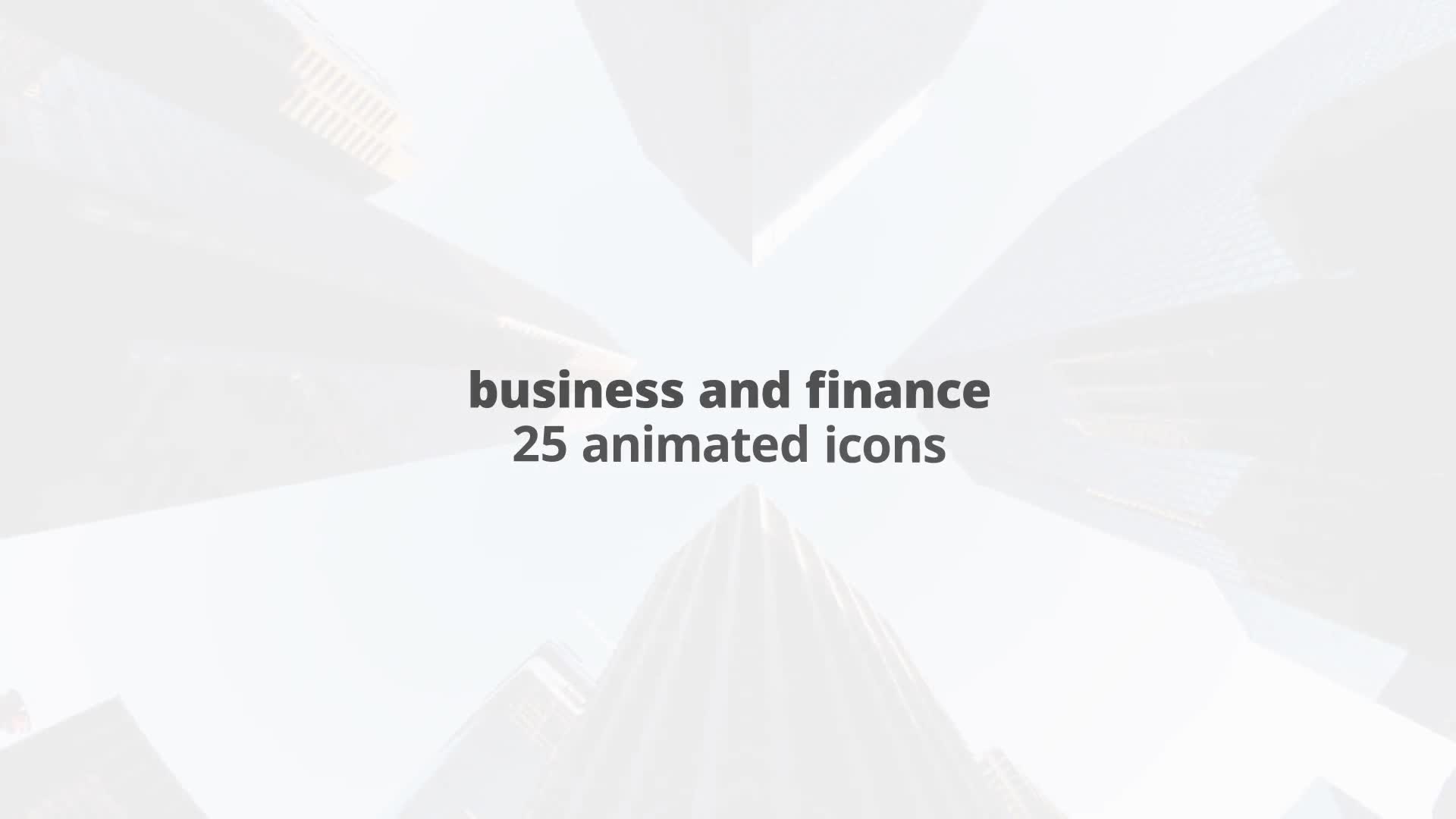 Business And Finance – Thin Line Icons Videohive 23595745 After Effects Image 1