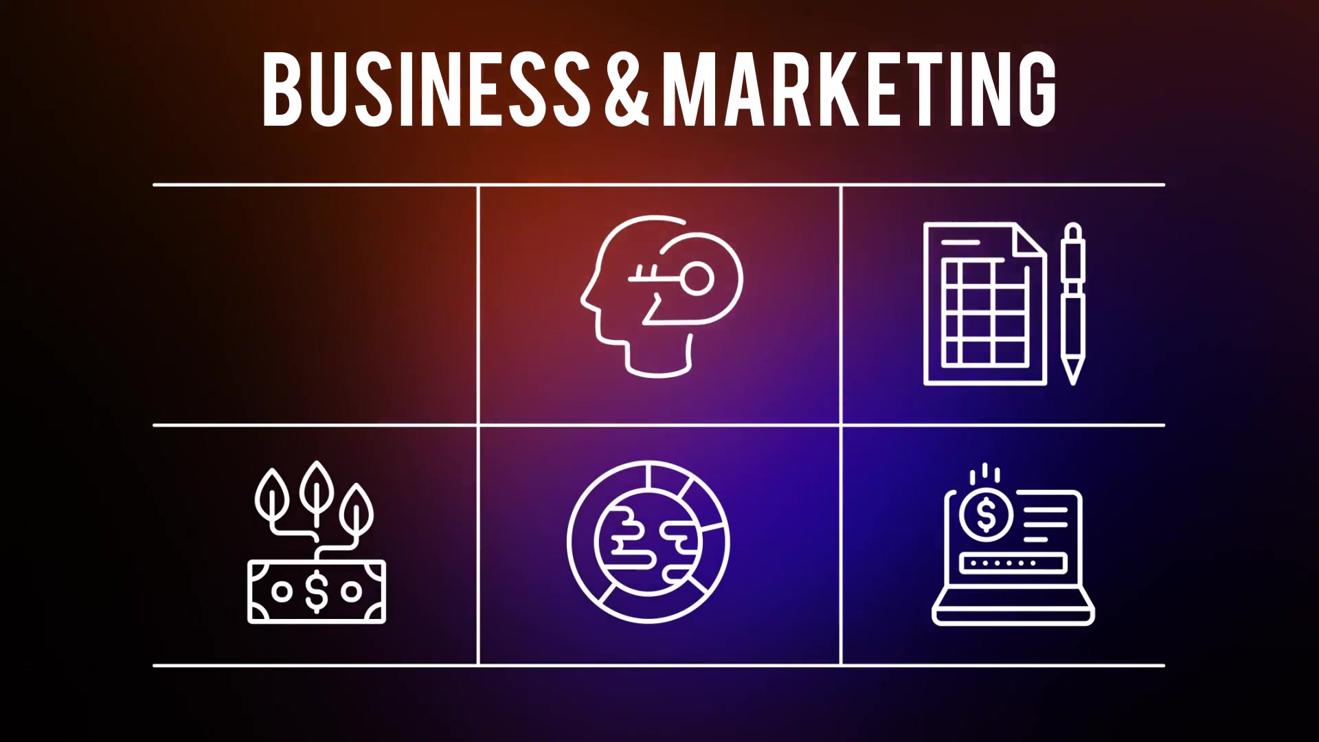 Business And Marketing 25 Line Icons - Download Videohive 23185402