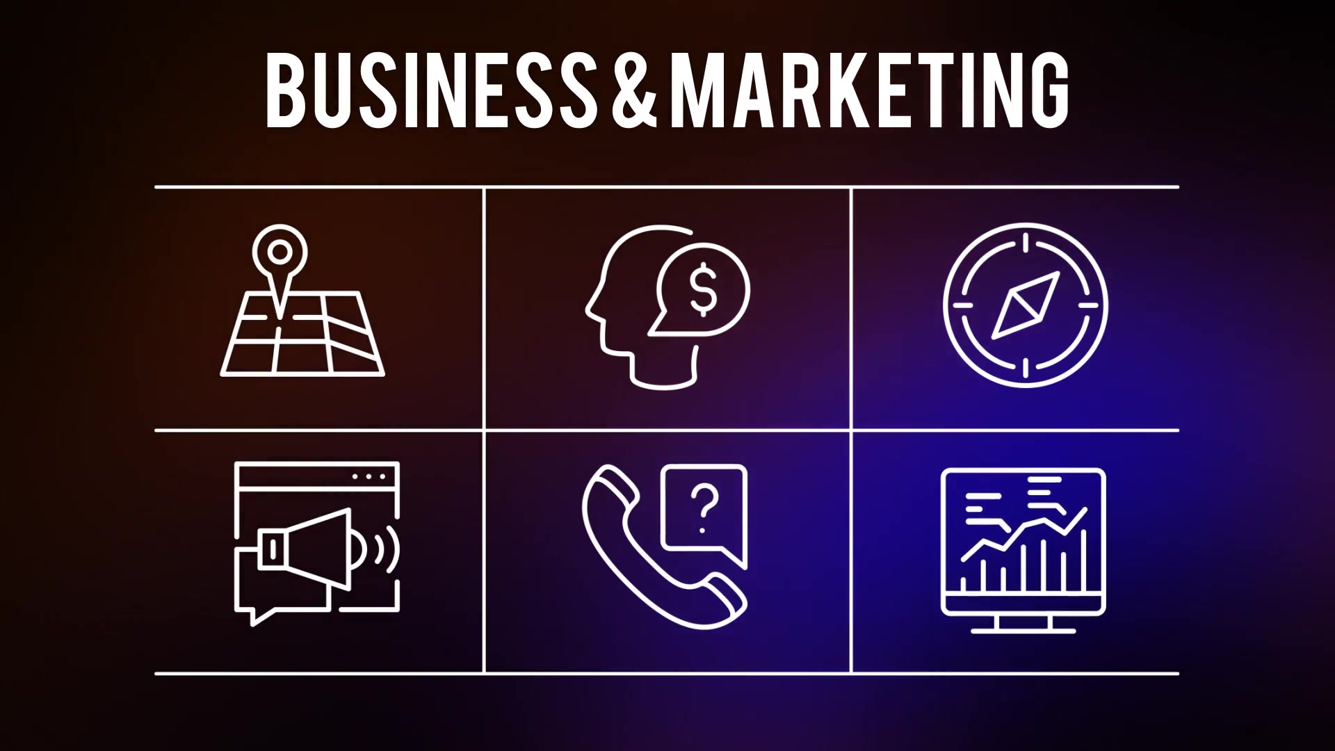 Business And Marketing 25 Line Icons - Download Videohive 23185402