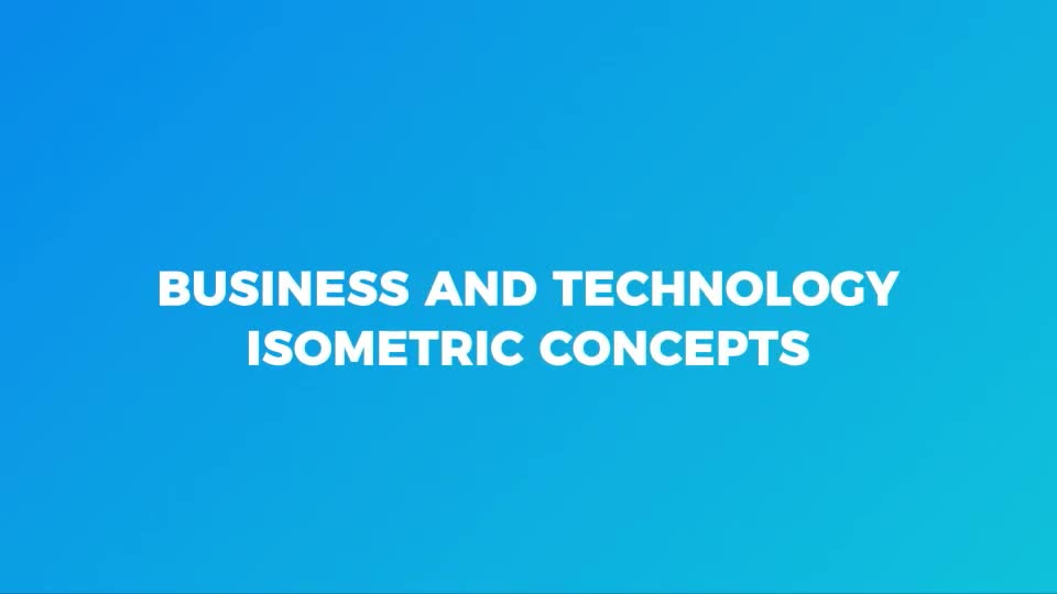 Business and Technology Isometric Concepts Videohive 29373832 After Effects Image 1