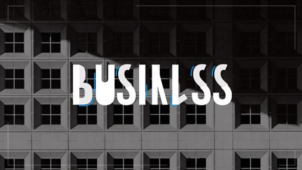 Business Animated Typeface - Videohive 20275552 Download