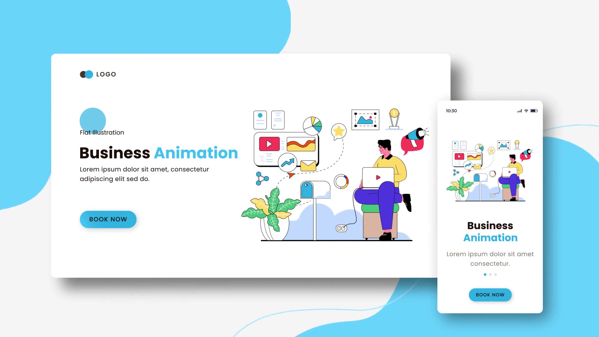 Business Animations Flat Concept Videohive 38775682 After Effects Image 3