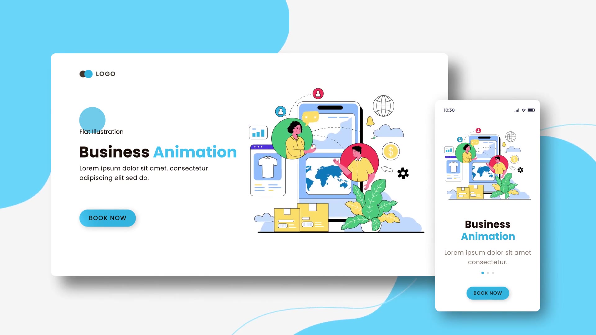 Business Animations Flat Concept Videohive 38775682 After Effects Image 4