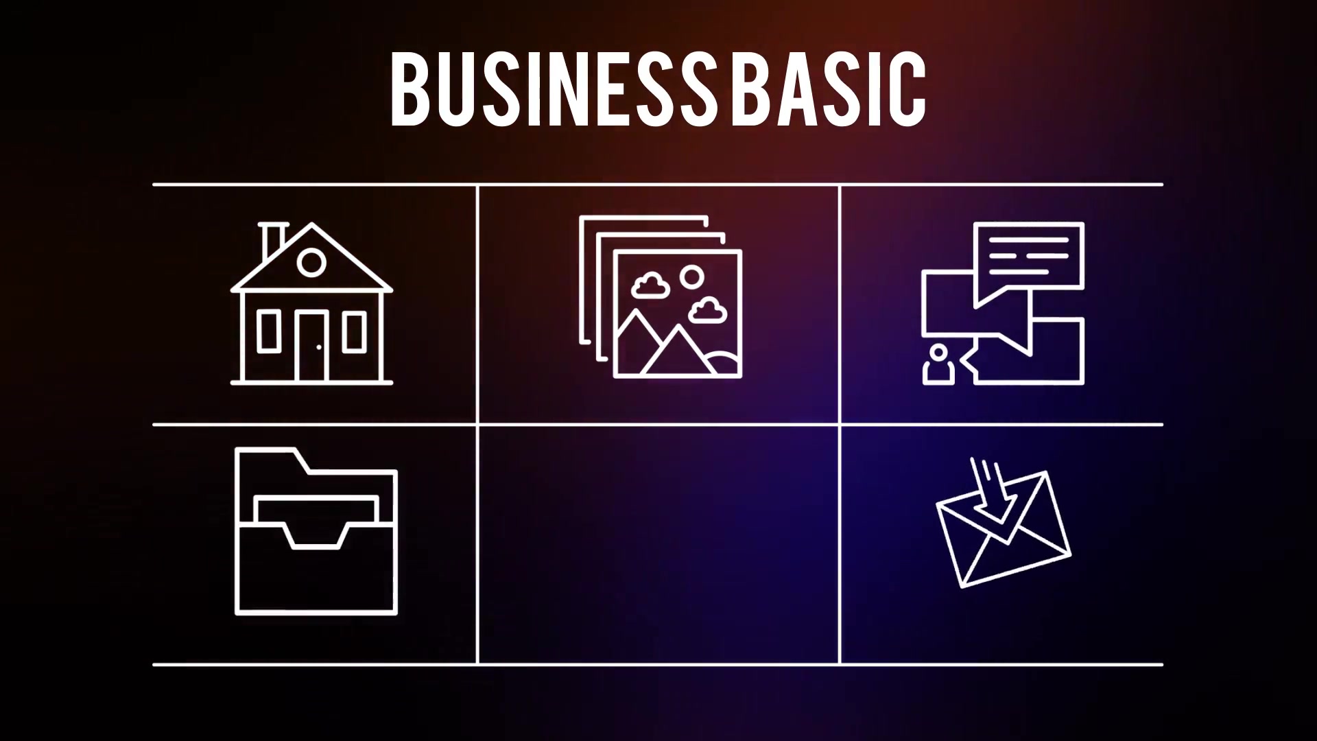 Business Basic 25 Outline Animated Icons - Download Videohive 23151188