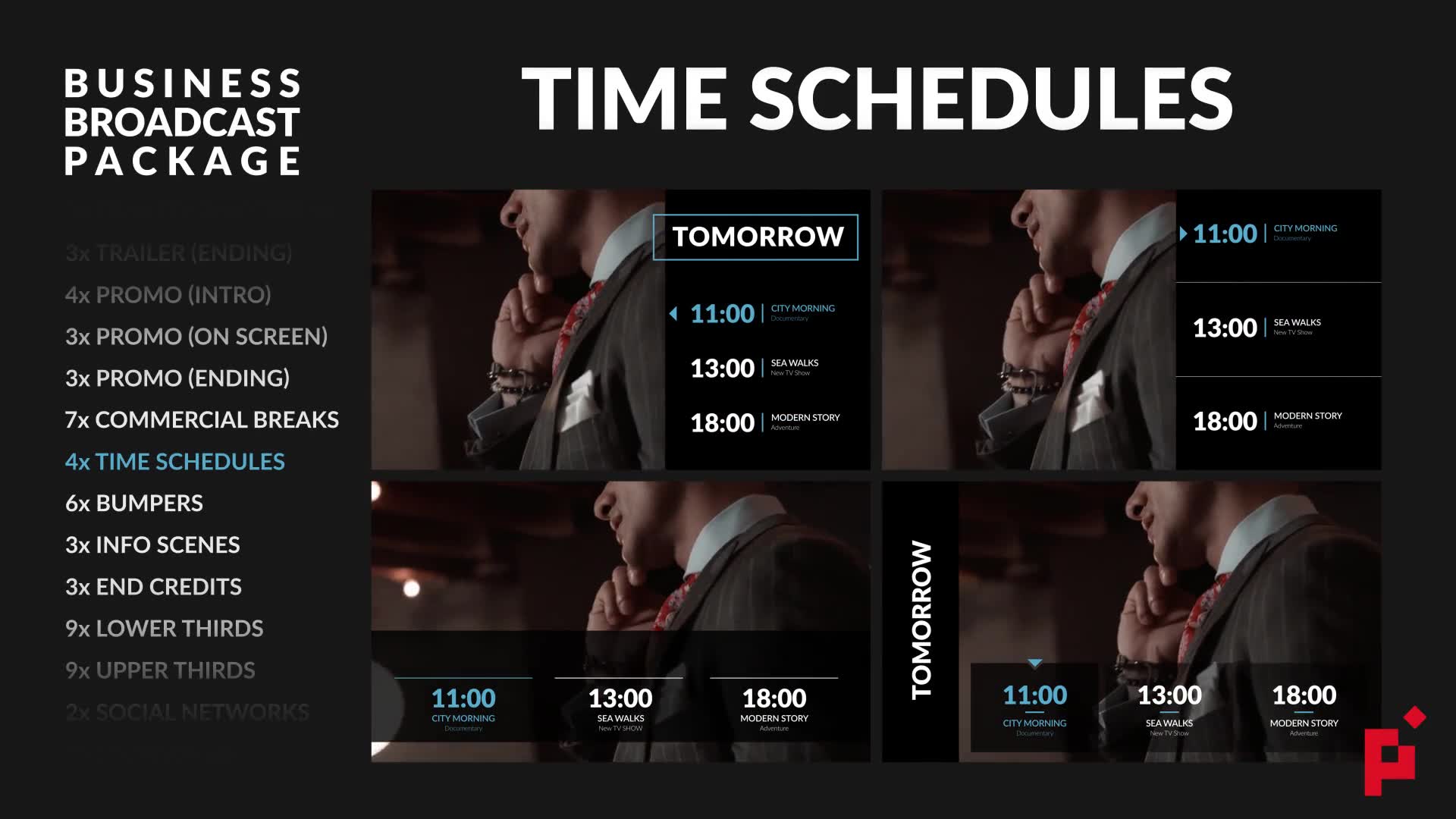 Business Broadcast Pack | Essential Graphics | Mogrt Videohive 23206906 Premiere Pro Image 2