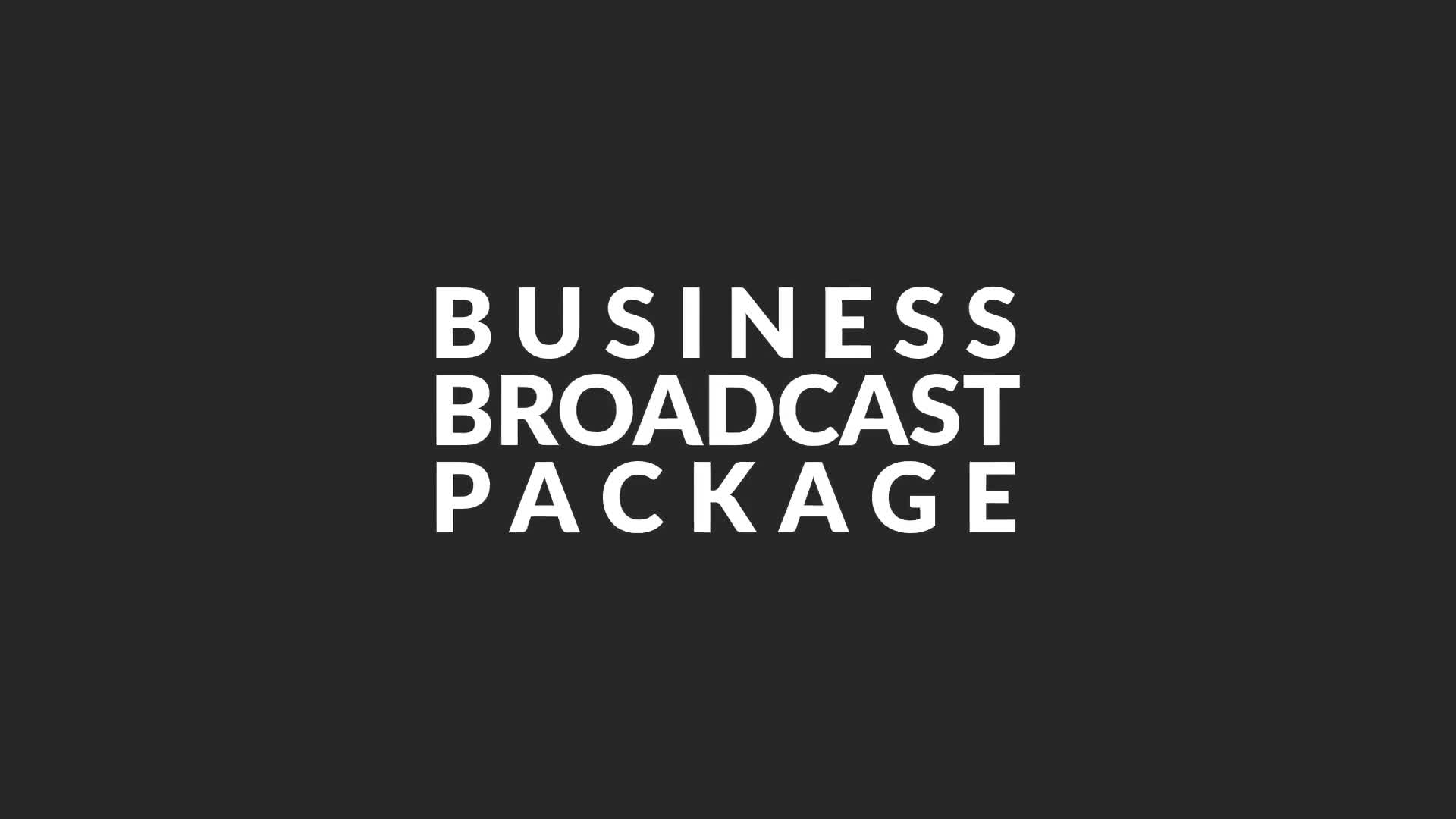 Business Broadcast Pack | Final Cut Pro X Videohive 23574959 Apple Motion Image 1