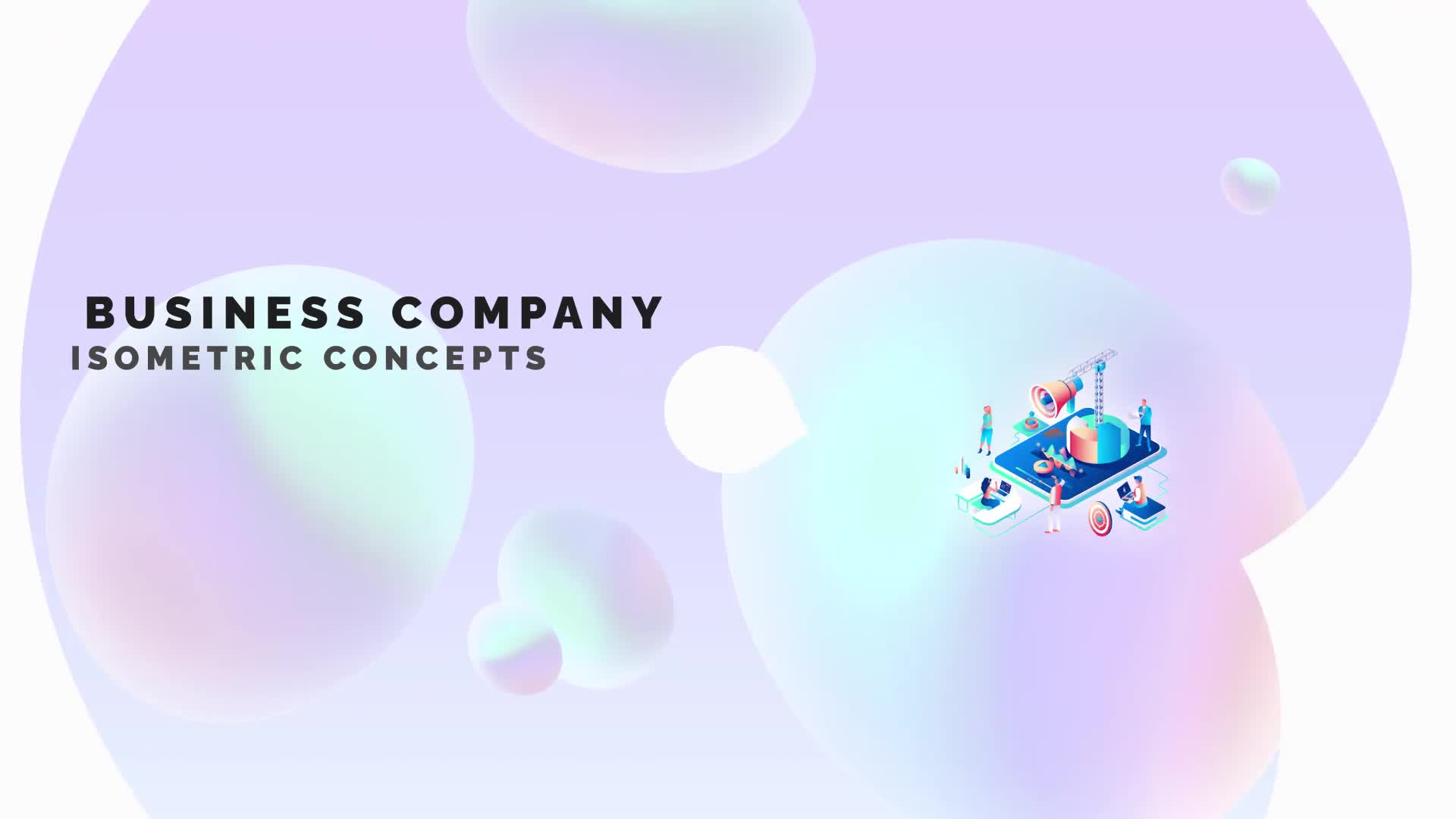 Business company Isometric Concept Videohive 33518727 After Effects Image 1