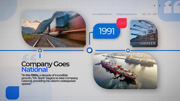 Business Company Timeline - 31887364 Videohive Download