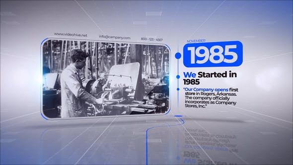 Business Company Timeline - 43712637 Download Videohive