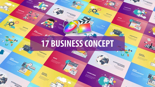 Business Concept Animation | Apple Motion & FCPX - Download Videohive 28512514