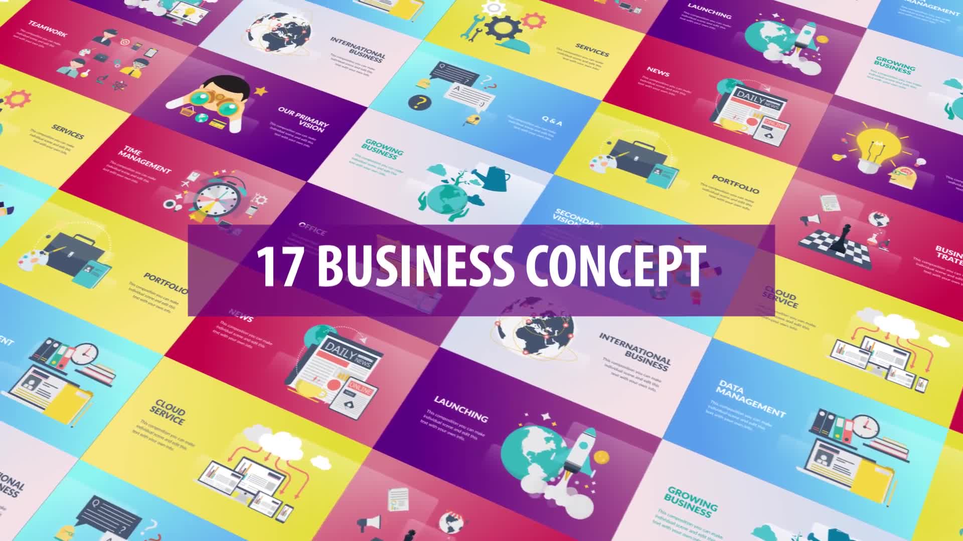 Business Concept Flat Animation Videohive 26215742 After Effects Image 1