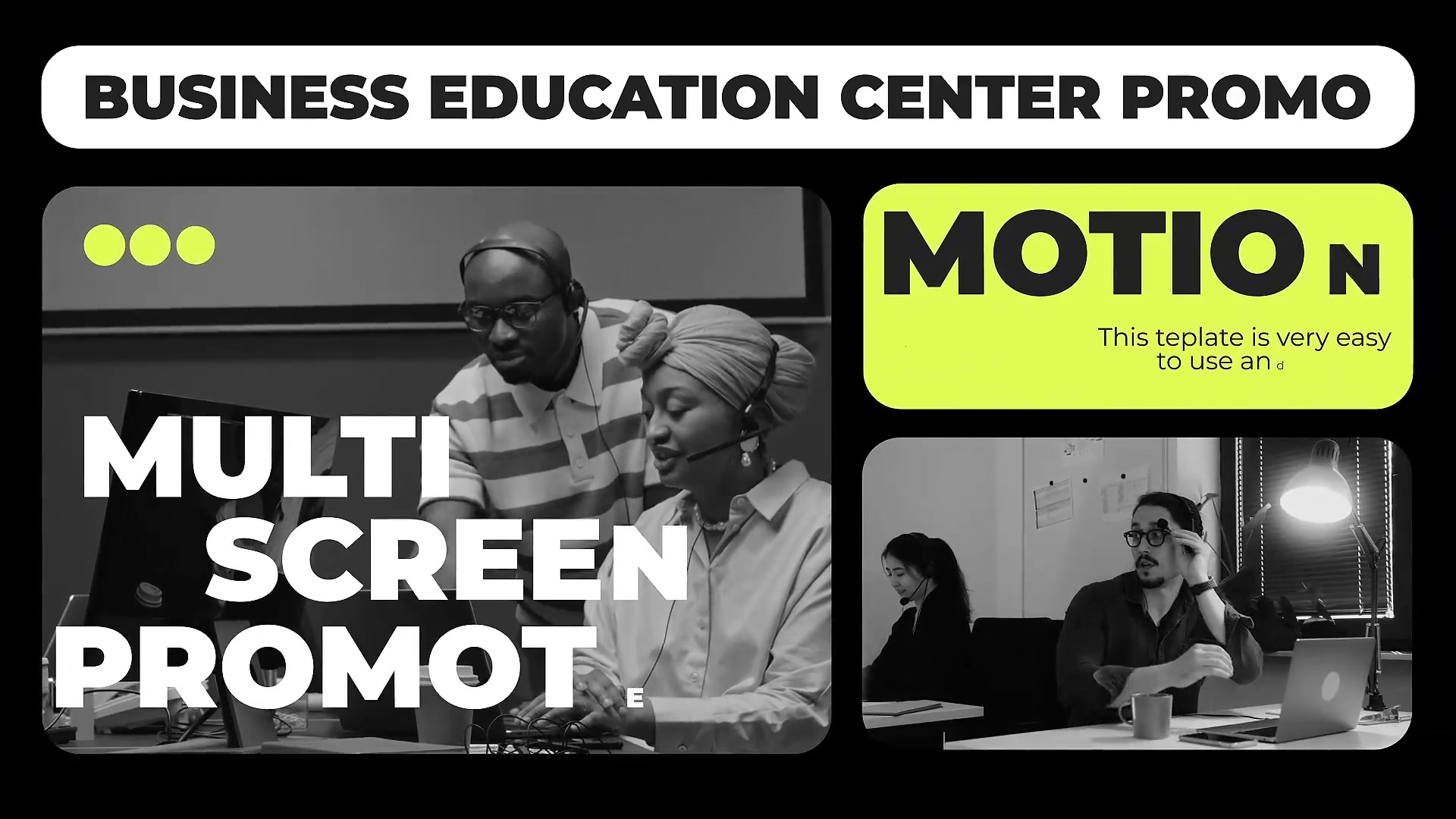 Business Education Center Multiscreen Promo Videohive 38219478 After Effects Image 5